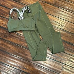 Figs work out leggings set